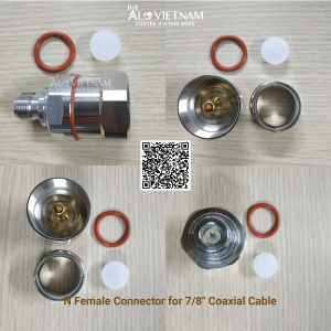 N Female Connector for 7/8" Coaxial Cable